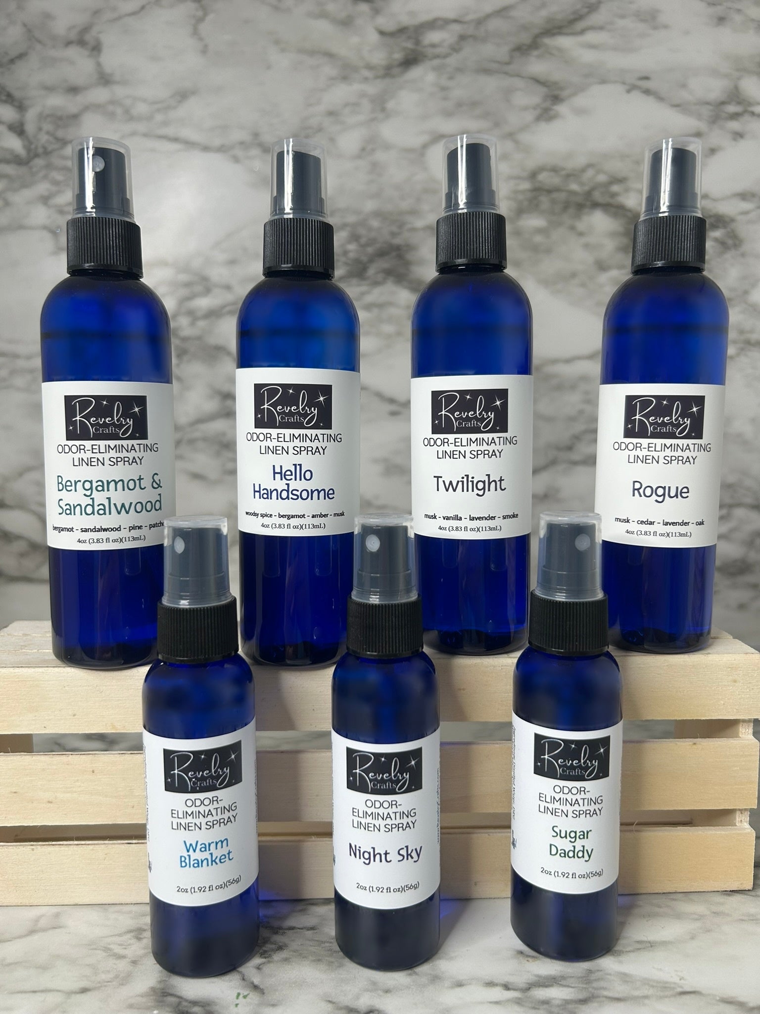 Linen + Room Sprays        *Masculine & Outdoors Collection*